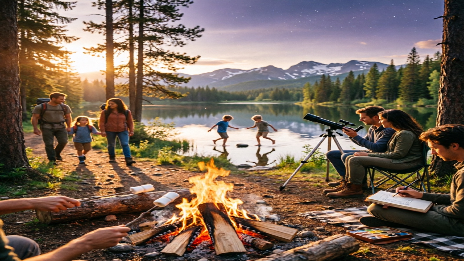 45+ Fun Camping Activities for Adults, Kids & Families