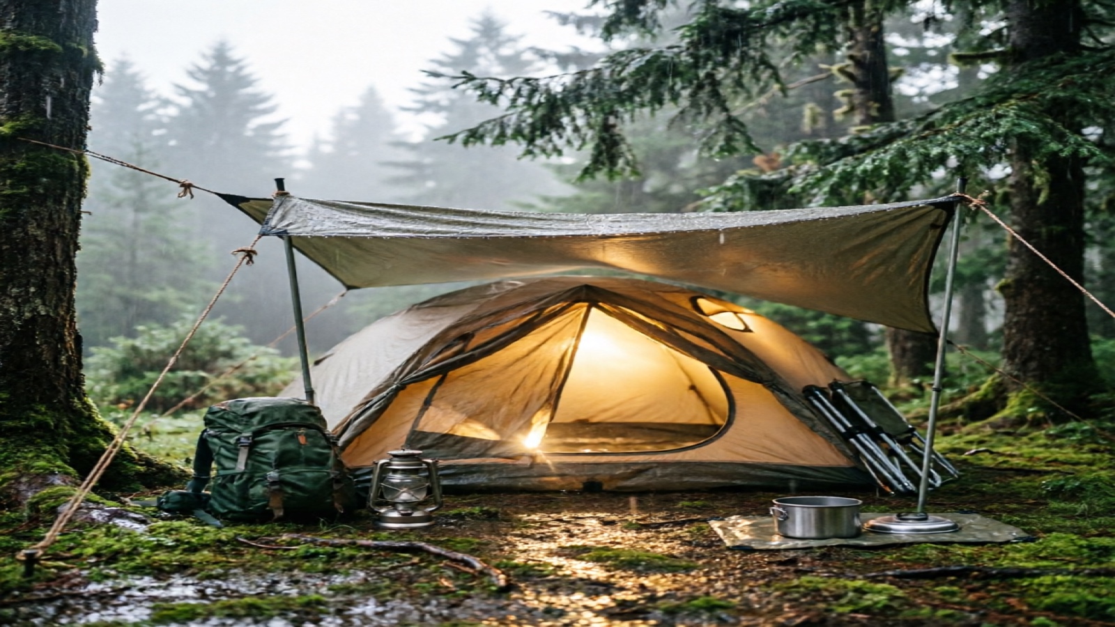 Camping in the Rain: 15 Tips to Stay Dry, Safe & Comfortable